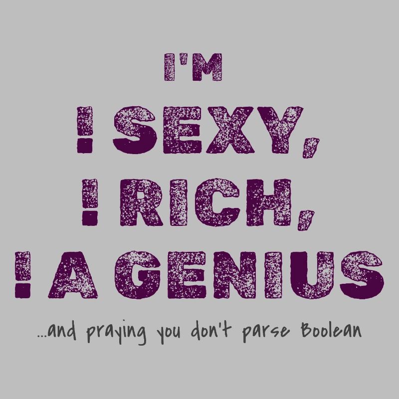 Boolean Logic Joke – Programmer Humor Tee