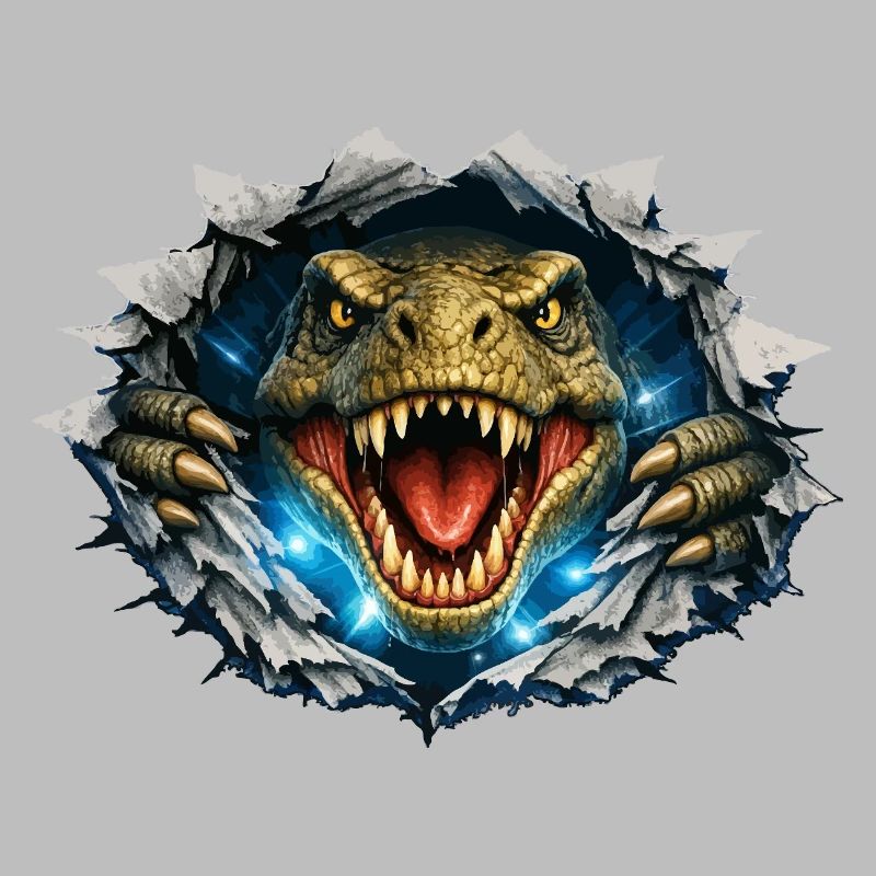 Percée du T-Rex à partir du crack