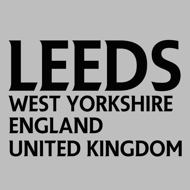 Leeds – England Liedtextdesign