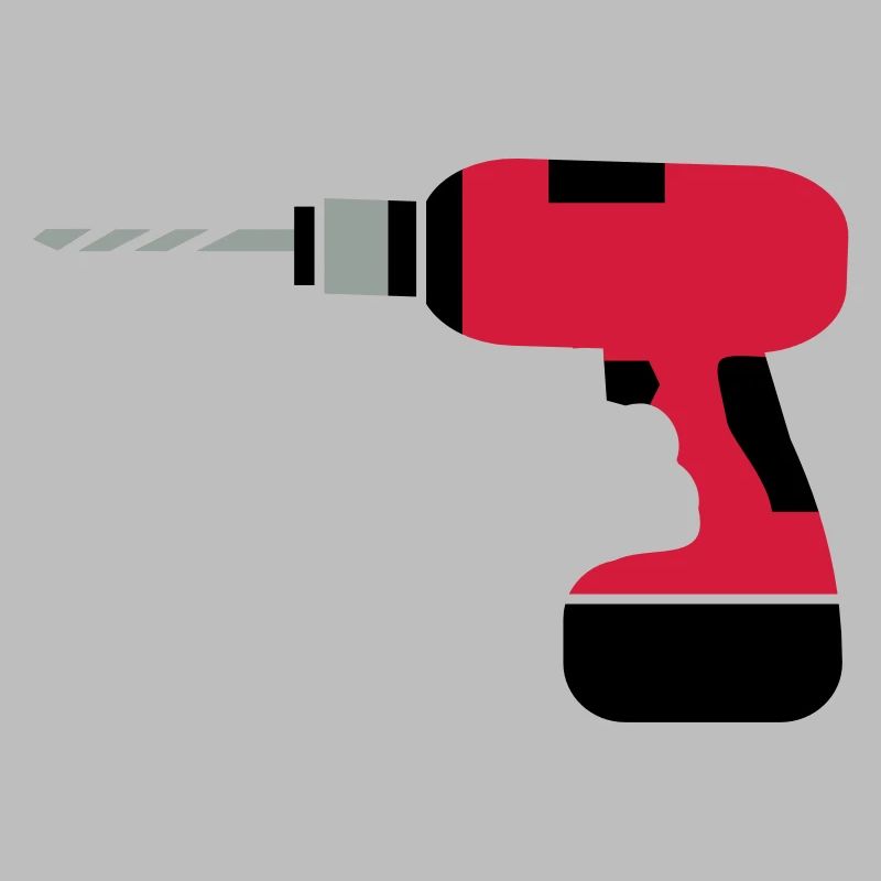 A cordless drill