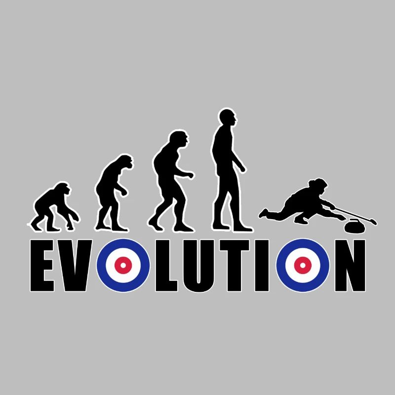 EVOLUTION CURLING Eisstockschießen Geschenk Winter