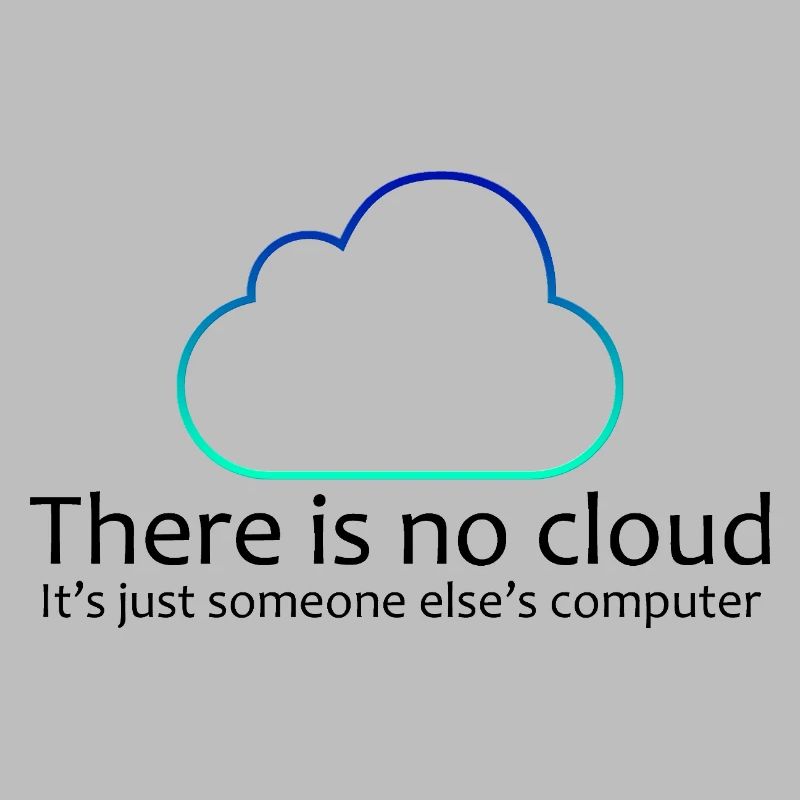 Pas de programmation dans le cloud T-shirt drôle