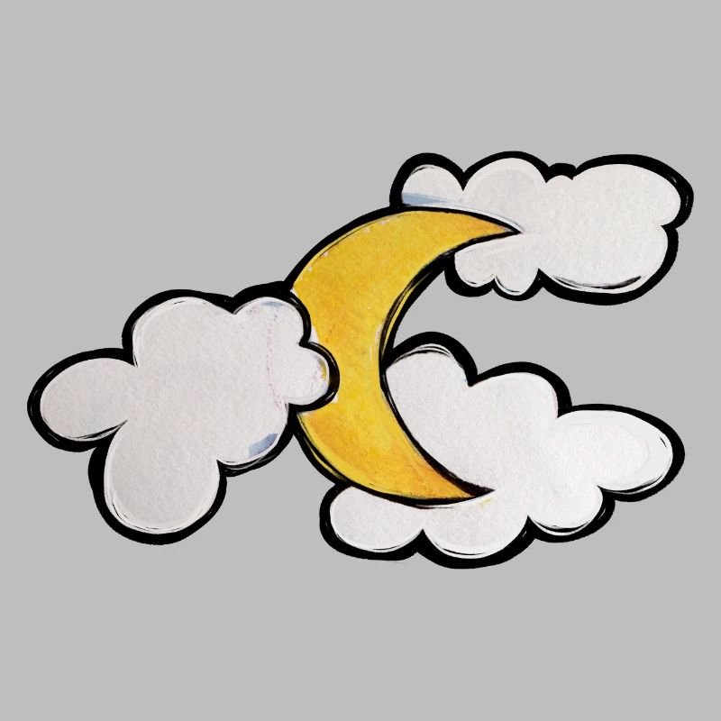Moonlit Cloud Sketch