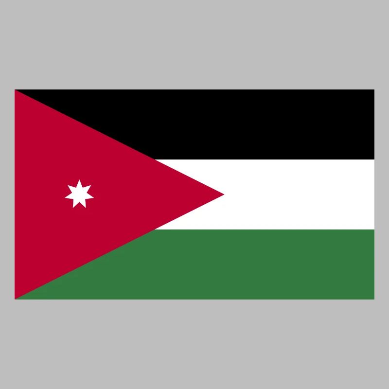 Drapeau national de la Jordanie