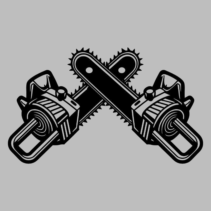 Crossed Chainsaws
