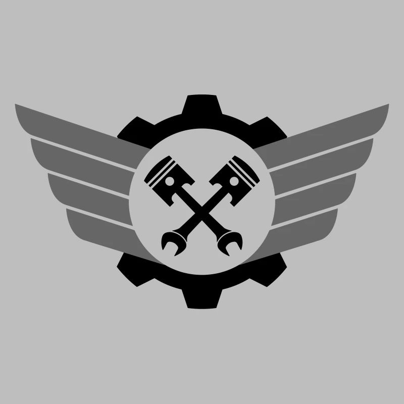 Clé de piston croisée avec engrenage et aile