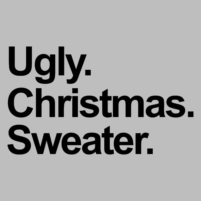 Pull de Noël moche
