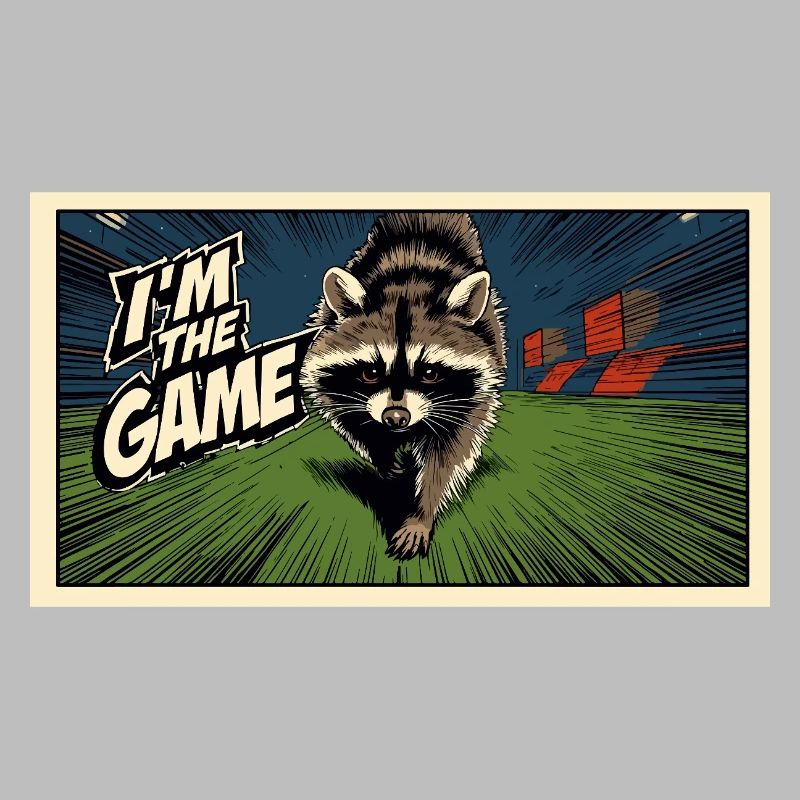Ich bin das Game Waschbär