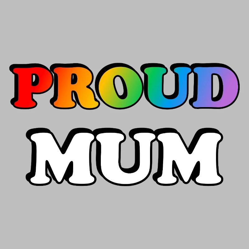 Regenbogen Stolze Mutter LGBTQ Stolz
