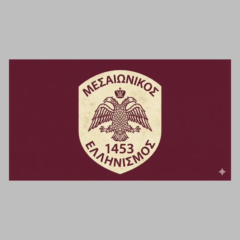 Byzantine Eagle 1453 Emblem