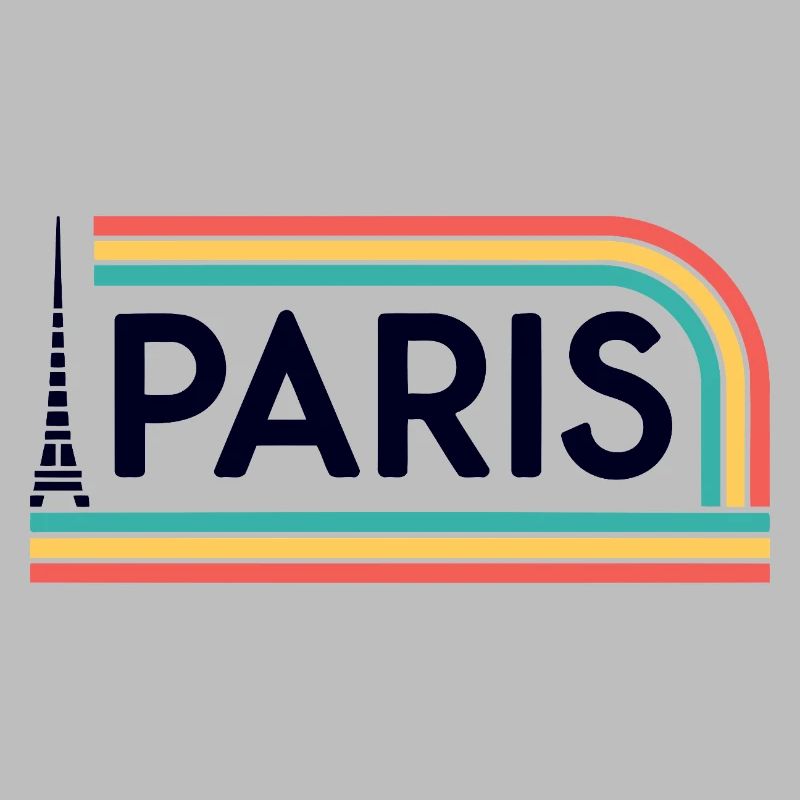 Paris Rainbow Retro