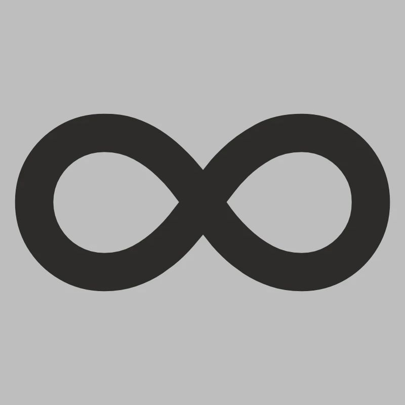 Unendlichkeitszeichen – Minimalistisches Infinity 