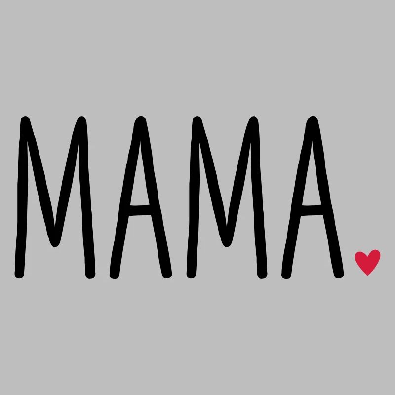 Mama Herz - Geschenk Muttertag Kind Liebe