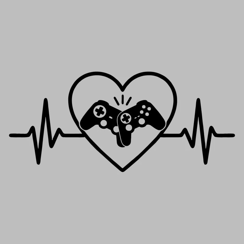 Controller Herz Gamer Liebe Videospiele