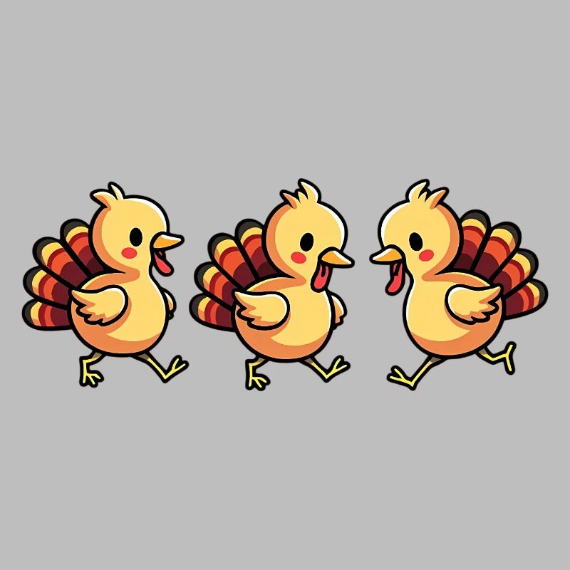 Bébé dinde de Thanksgiving