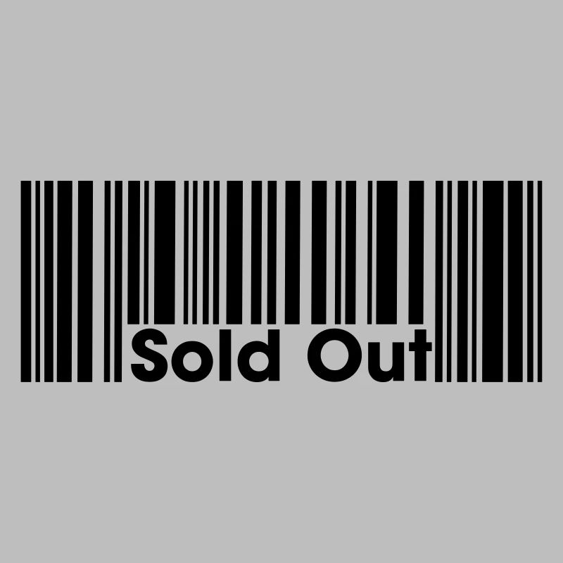 Sold Out – Ausverkauft Shop Code Barcode Shirt