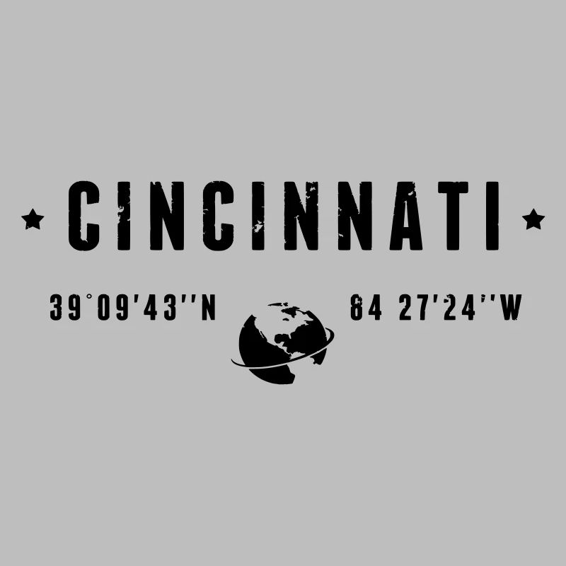 Cincinnati Ohio Coordinates Gps Globe