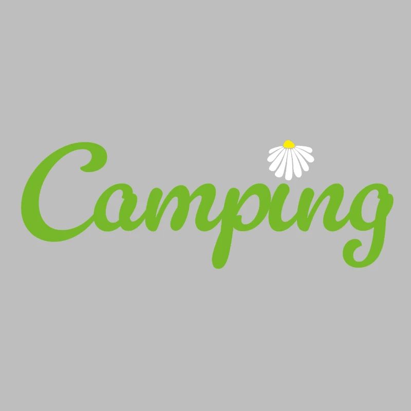 Citations de camping-campeur de fleurs de camping Vie estivale en van de loisir