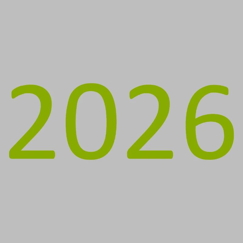 Conception de gabarit pour l’anniversaire vert 2026