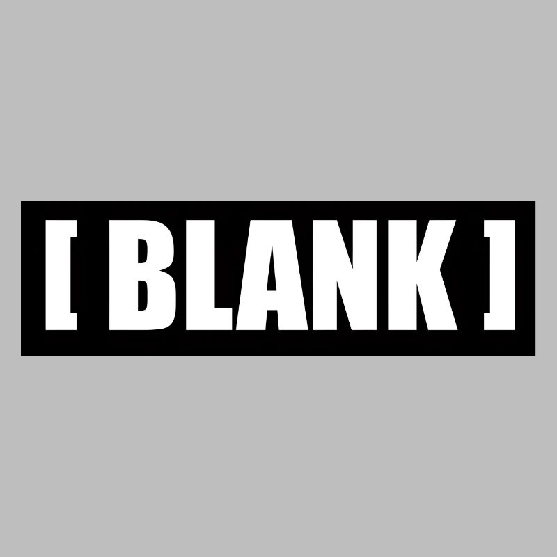 [ Blank ] Pas de logo Typographie