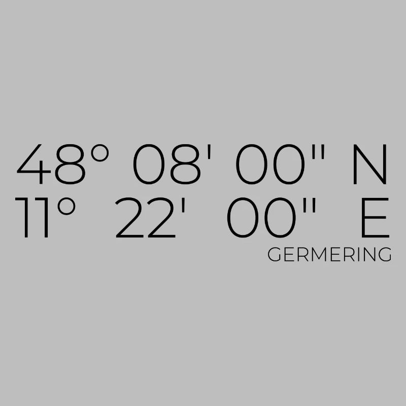 Coordinates Germering, Bavaria