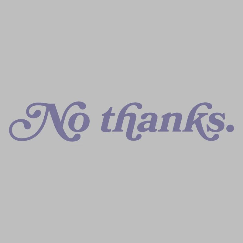 Non merci.