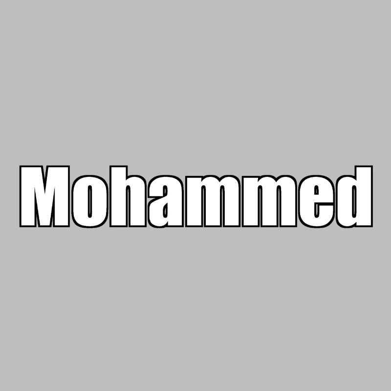 Muhammad - (Human name)