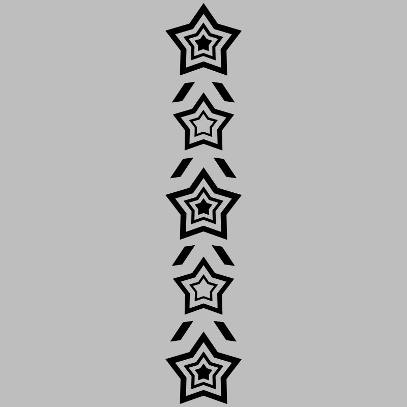 Rangée d’étoiles