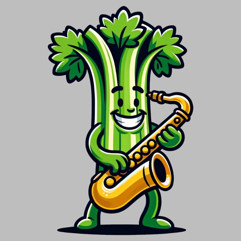 Le céleri Saxy apporte le jazz croquant