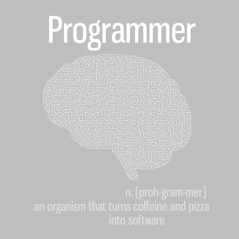 programmer brain pc informatik definition pizza lo