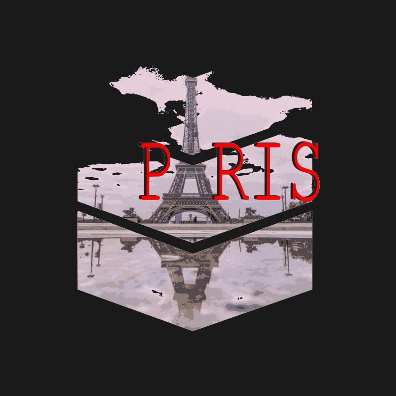 Paris Skyline Eiffel Tower Silhouette
