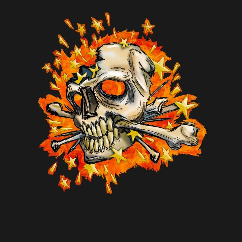 exploding skull