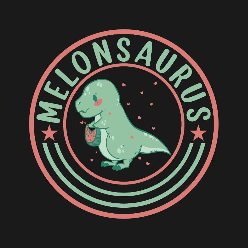 Pastèque pastèque végétarienne T Rex