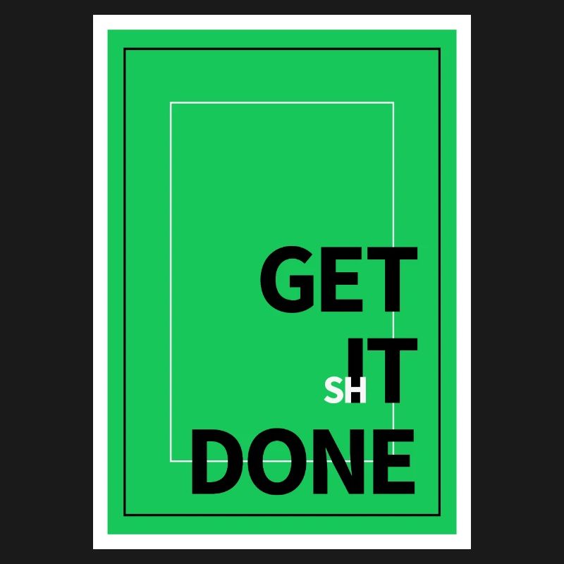 Motivation Get It Done Conception de texte