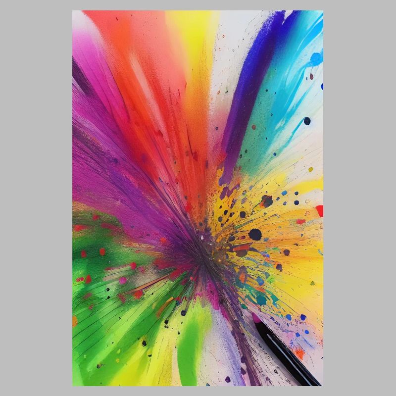 Éclaboussures de couleur