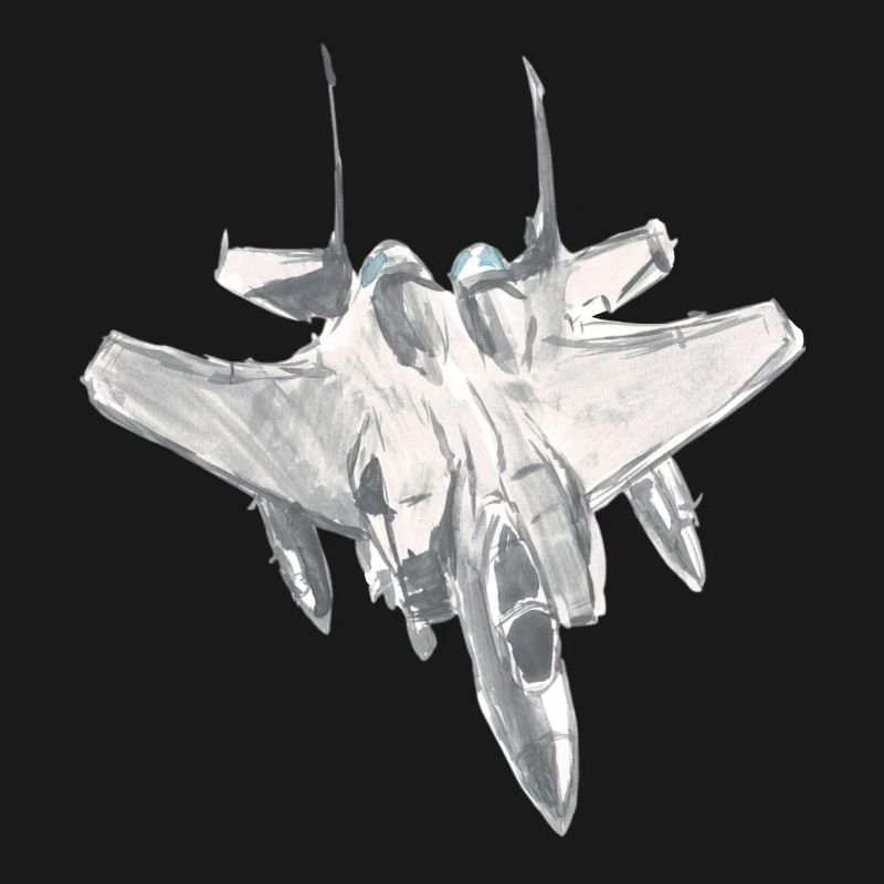 F15-Jagdflugzeugpilot-Luftfahrtshirt-Geschenkidee