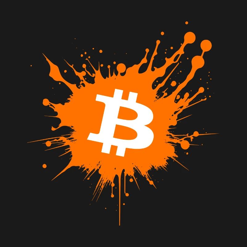 Bitcoin Crypto Cryptocurrency Splash