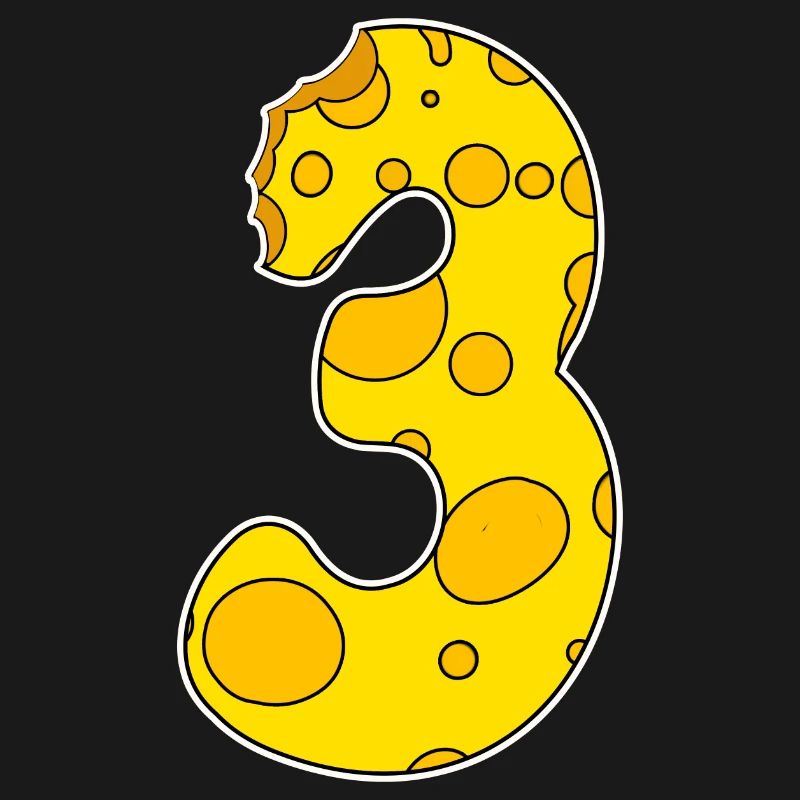 Number 3 - Three - Third
