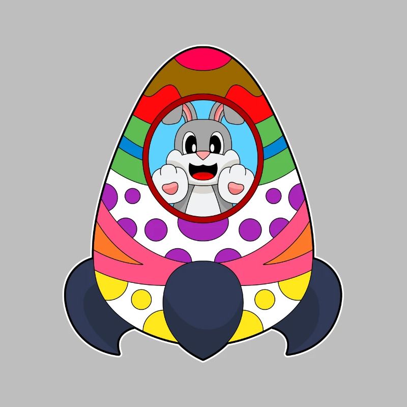 Rabbit Easter Rocket