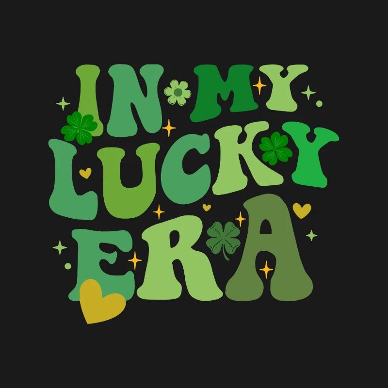 Dans mon ère chanceuse, le trèfle de la Saint-Patrick