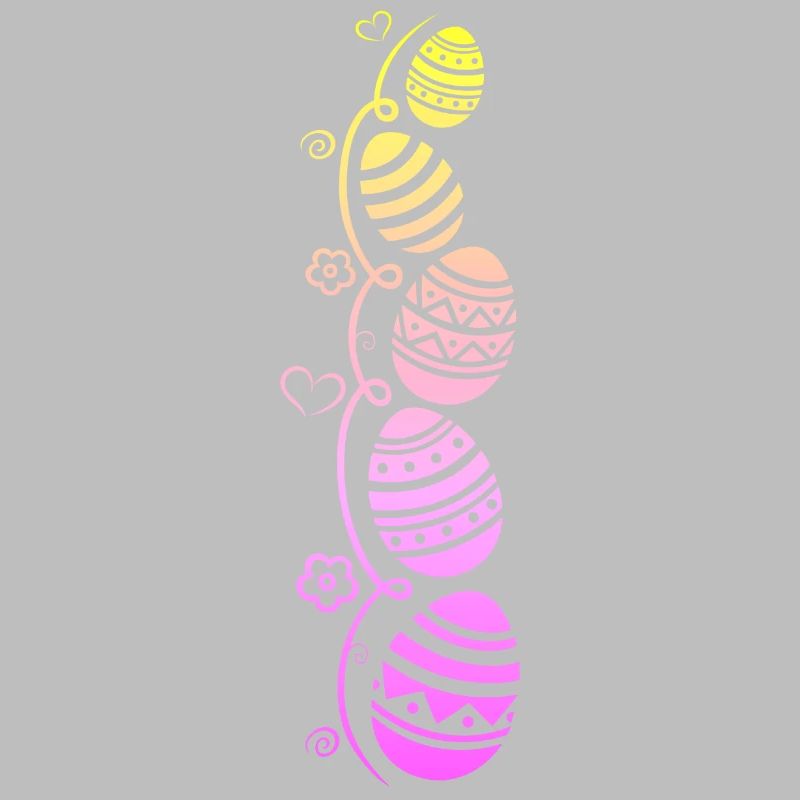 Colorful Easter eggs for Easter