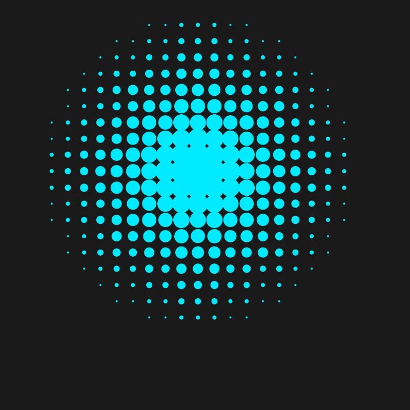 Abstract Blue-Gray Dot Patterns