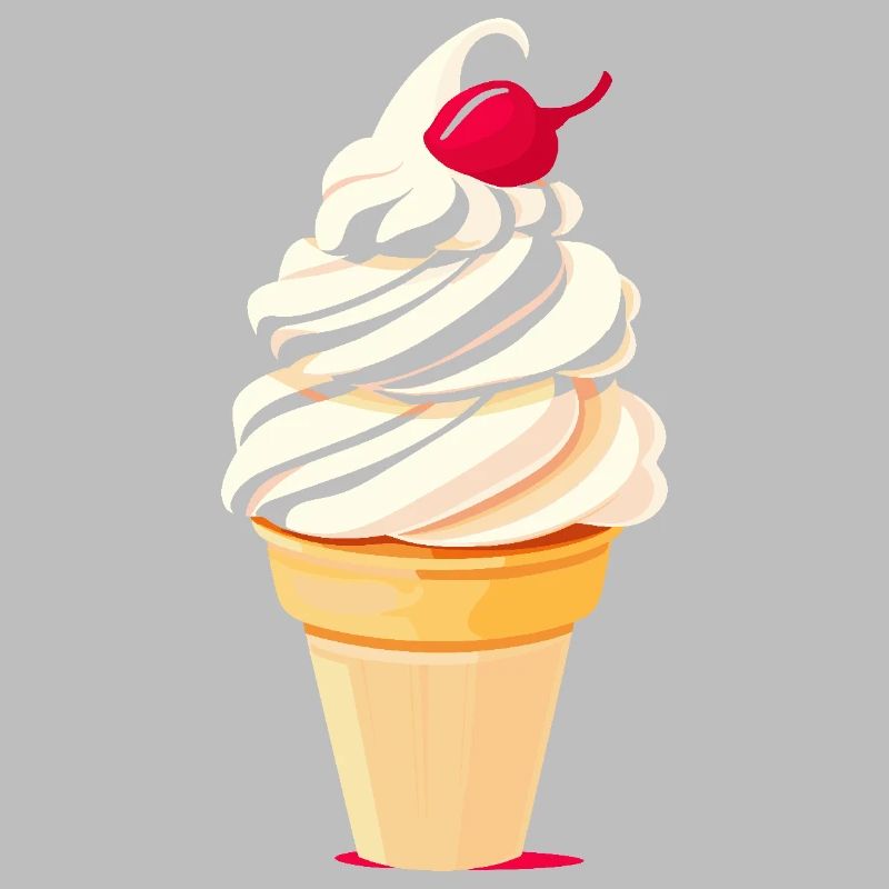 Cornet de crème glacée Artwork