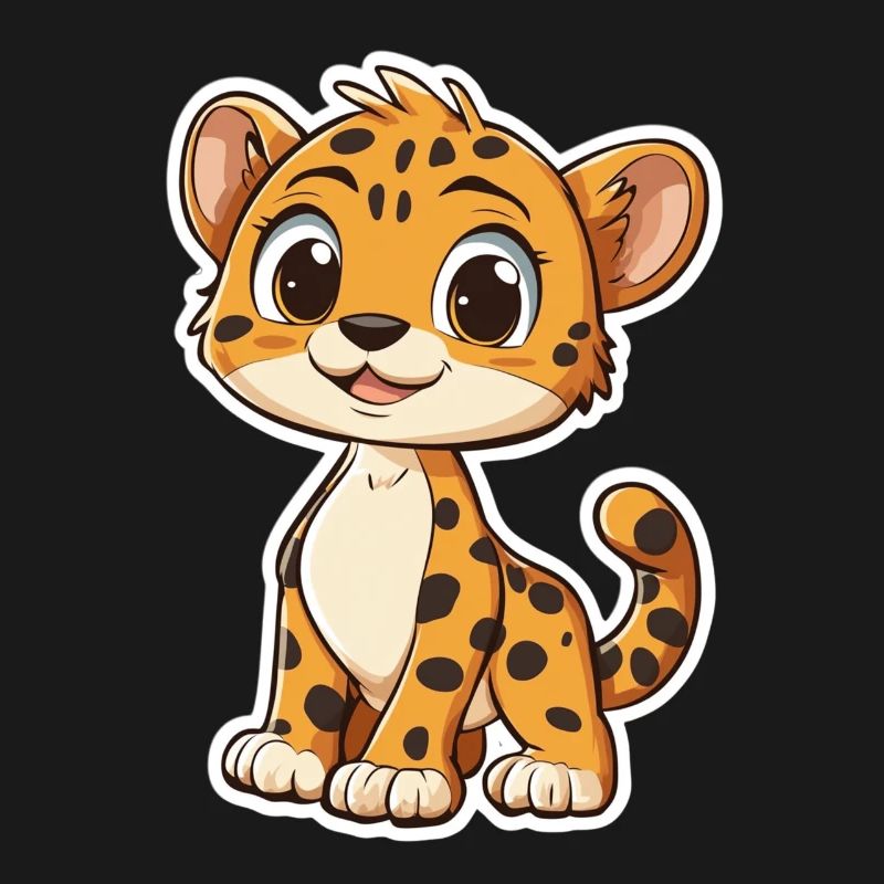 Guépard mignon