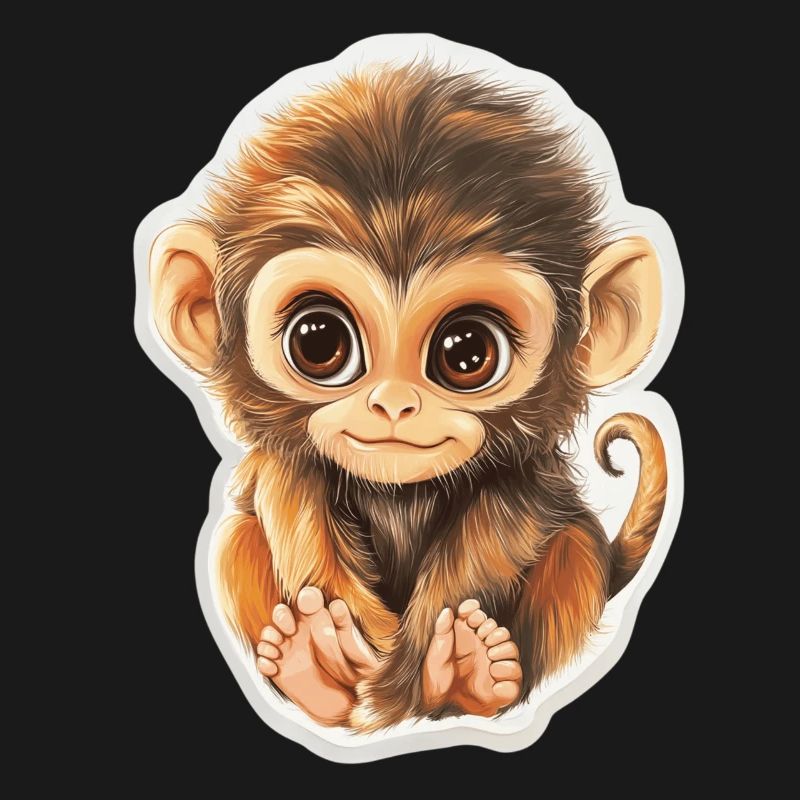 Monkey Cute Monkey Gift for Monkey Fans