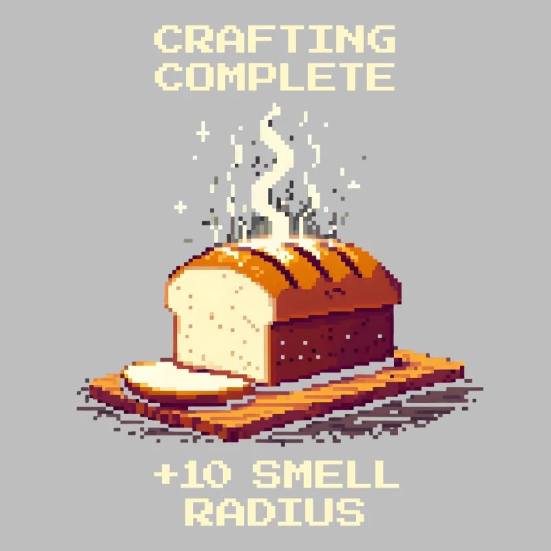 Crafting completed: +10 scent radius | Bread humor