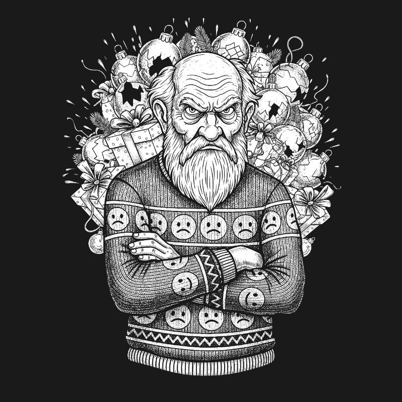 Pull de Noël moche