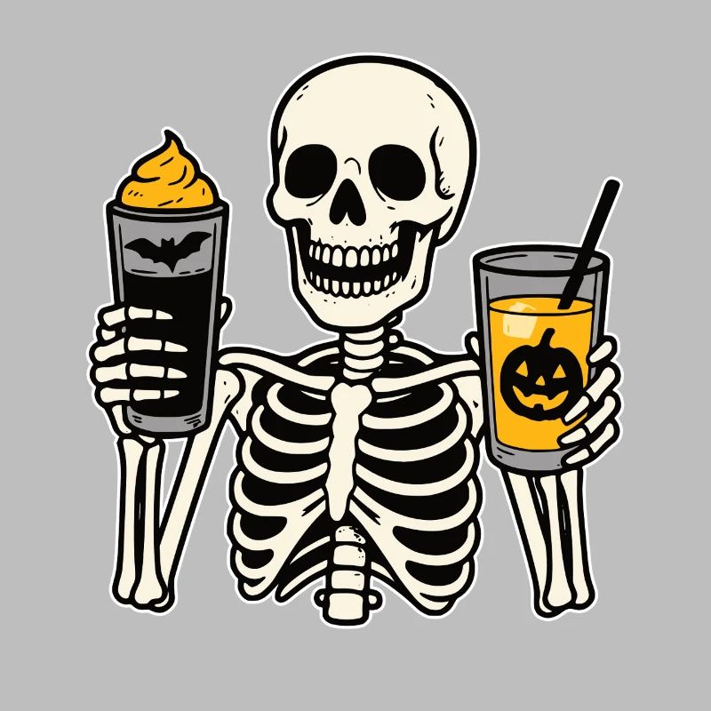 Halloween Skeleton Drinks
