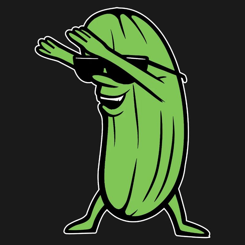 Dabbing Concombre Dabbing Dab Danse Hip-Hop Danse Pose