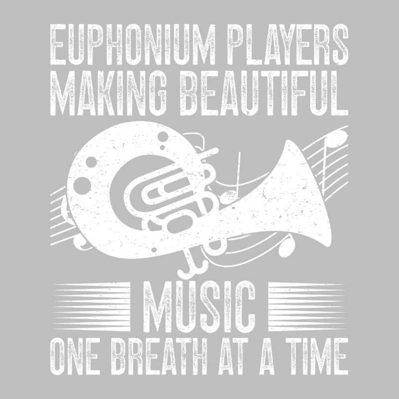 Baritone Player Making Beautiful Music Euphonium